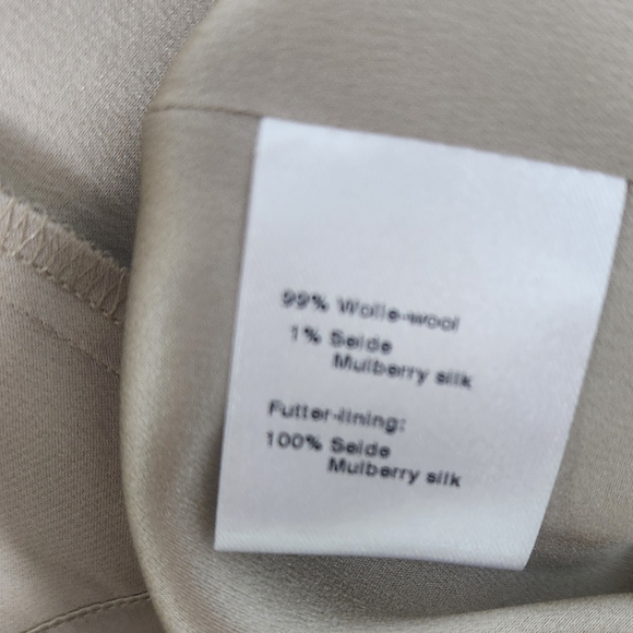 Akris Asymmetrical Wool Silk Sophisticated and Architectural Dress Size:6 Luxury - Picture 6 of 9